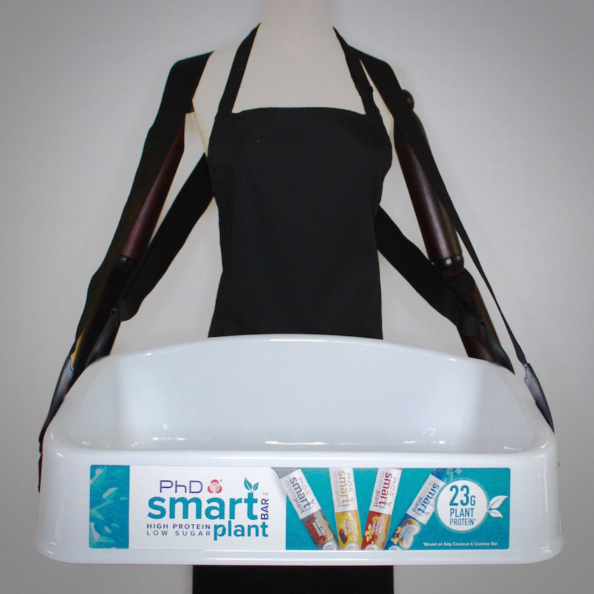 Deluxe Usherette Tray with print - Black or White