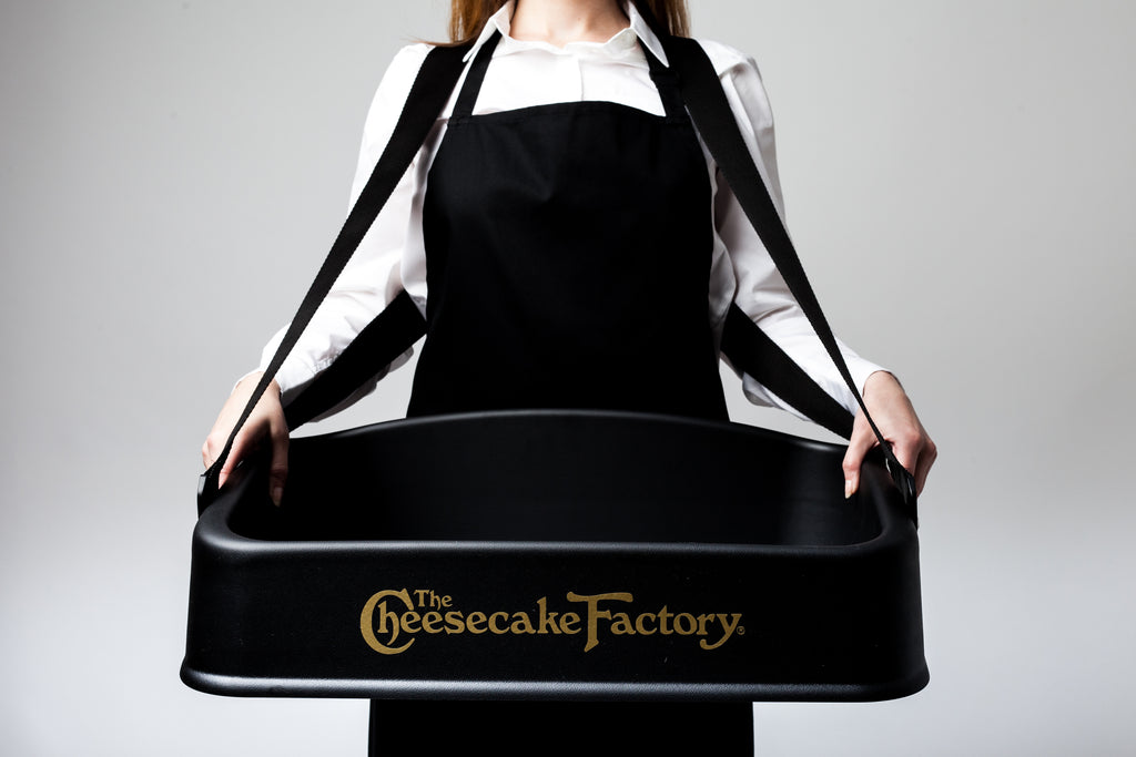 Deluxe Usherette Tray With Logo - Black or White
